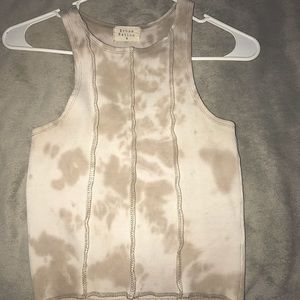 Brown and white Urban Nation Tank top!